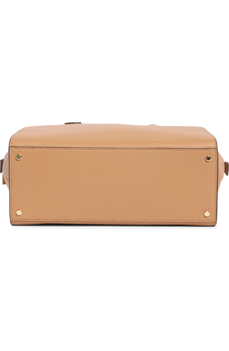 Kate Spade New York kyla pebble leather satchel bag, Alternate, color, Classic Saddle