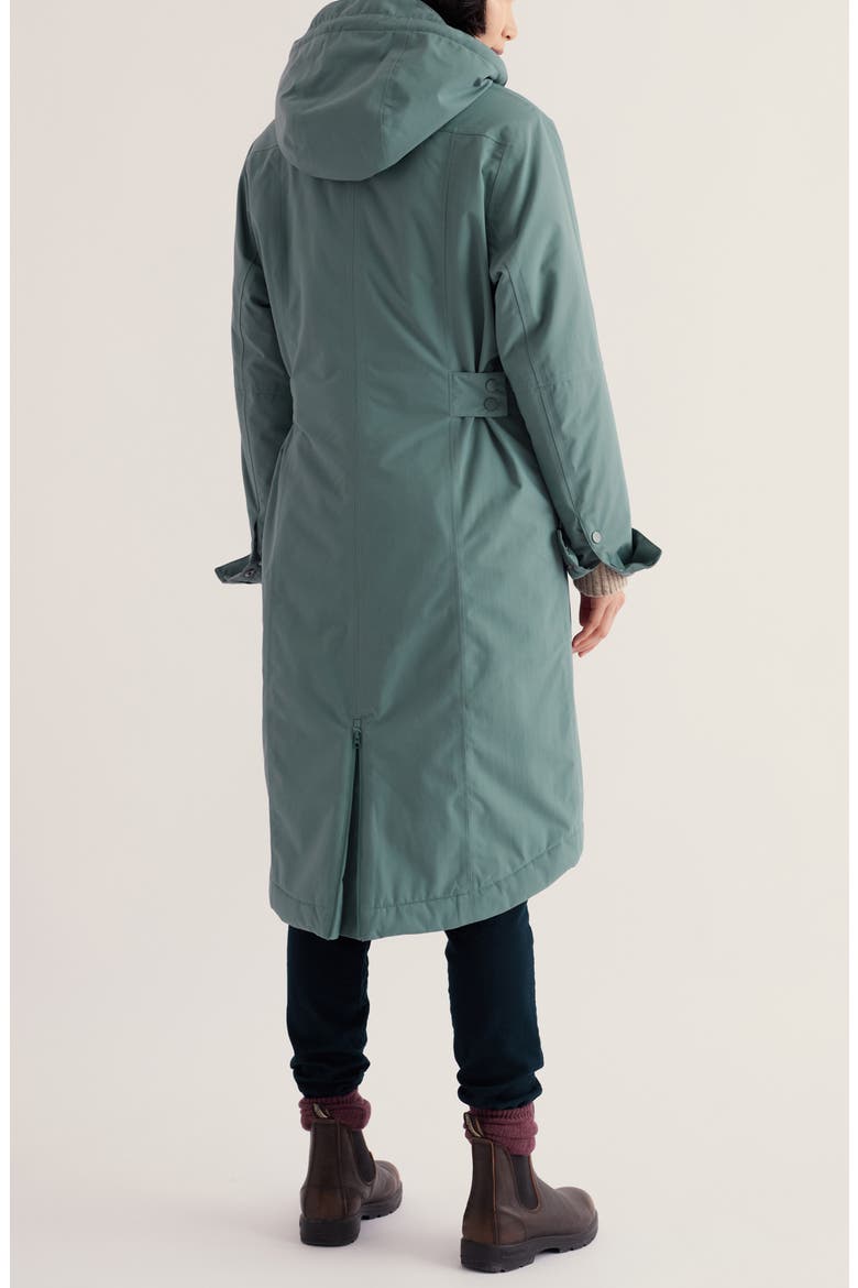 Janelle Waterproof Coat with Removable Hood, Alternate, color, WADE