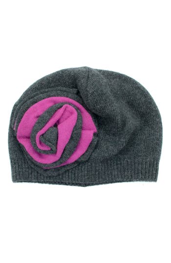 Portolano Dorset Rosette Beanie In Black