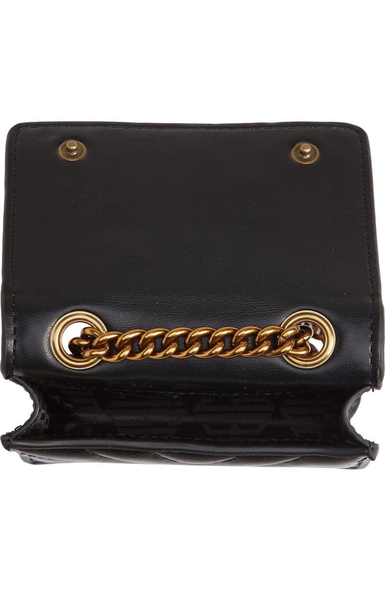 Kurt Geiger London Micro Kensington Quilted Leather Crossbody Bag, Alternate, color,