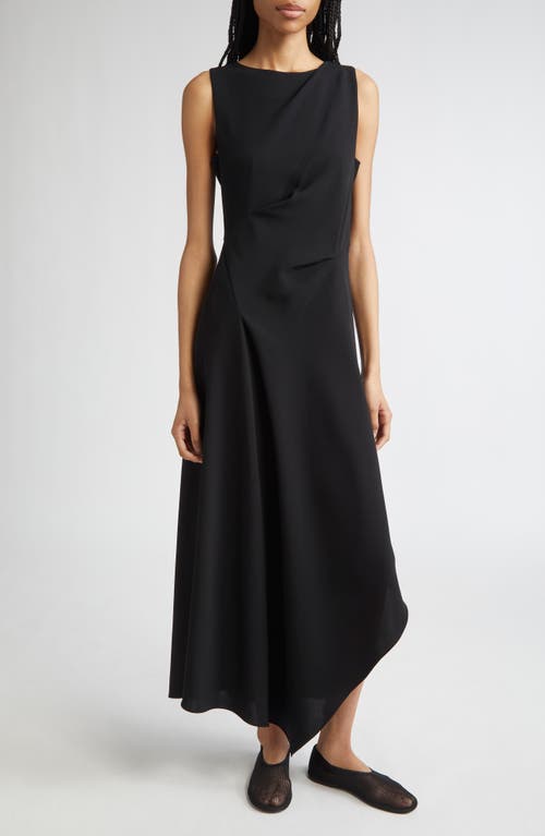 Lafayette 148 New York Asymmetric Finesse Crepe Dress