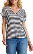 Tommy Bahama Kauai Stripe V-Neck T-Shirt