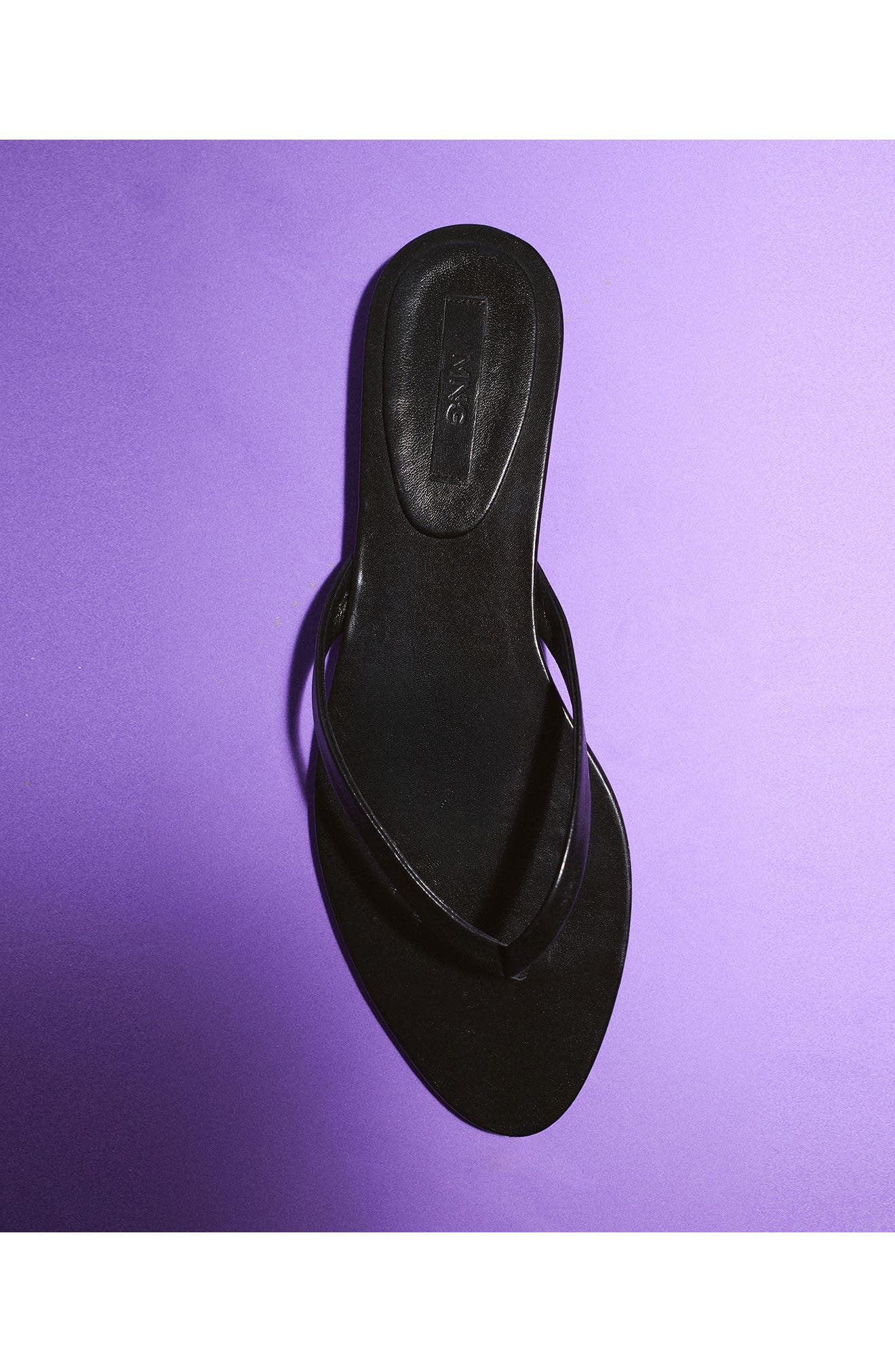 MANGO Flip Flop, Alternate, color, Black