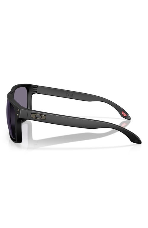 Oakley Prizm™ Grey Everyday 61mm Rectangular Sunglasses In Matte Black Prizm Grey