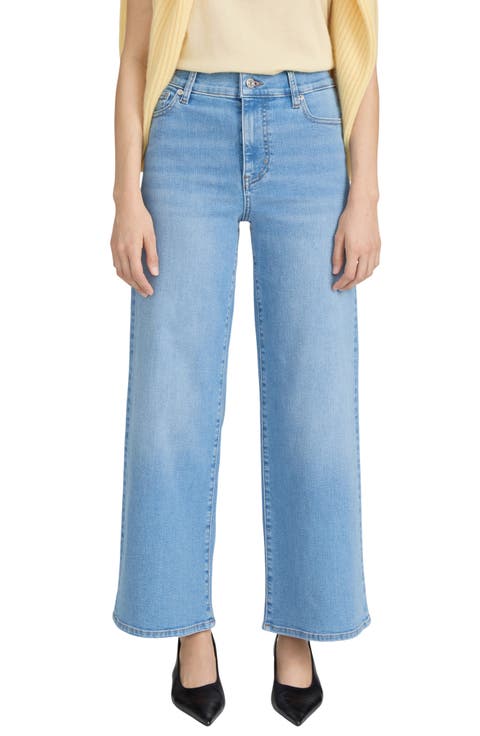 Le Pixie High Waist Slim Palazzo Jeans (Rowley) (Petite)