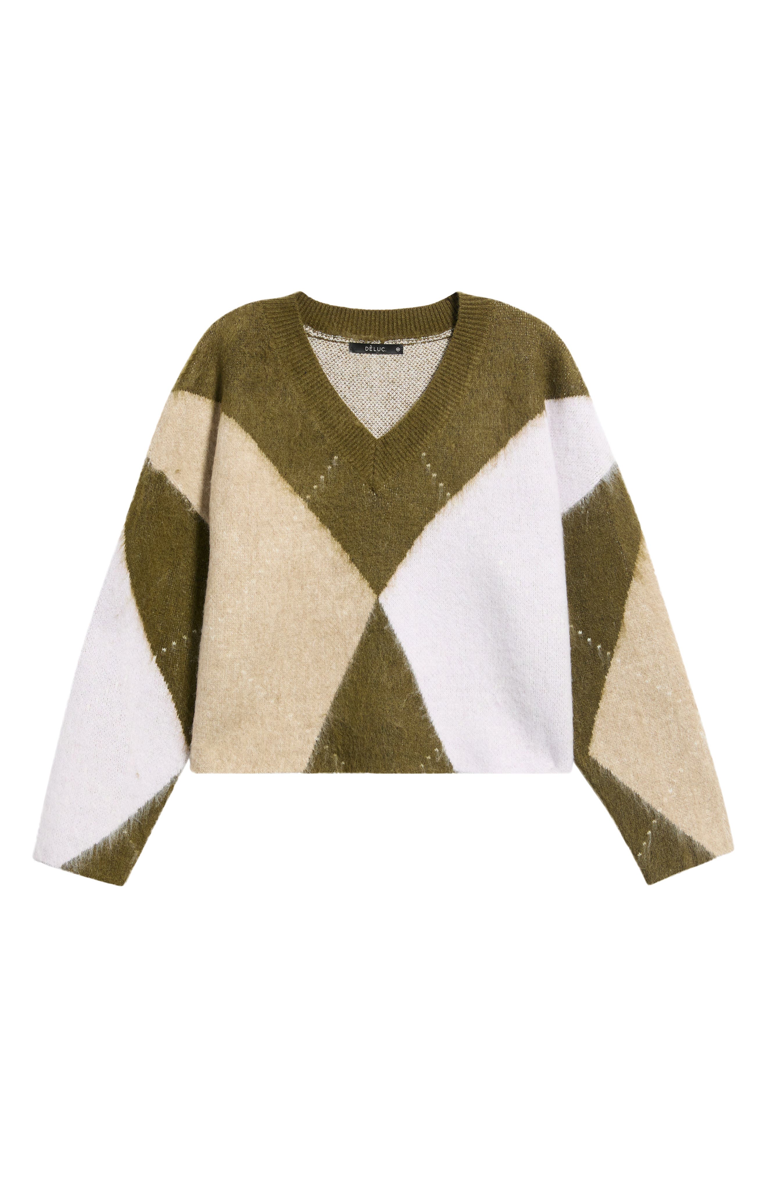 DARK OLIVE WITH LILA/ CAMEL