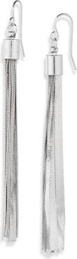 NORDSTROM RACK Snake Chain Tassel Earrings