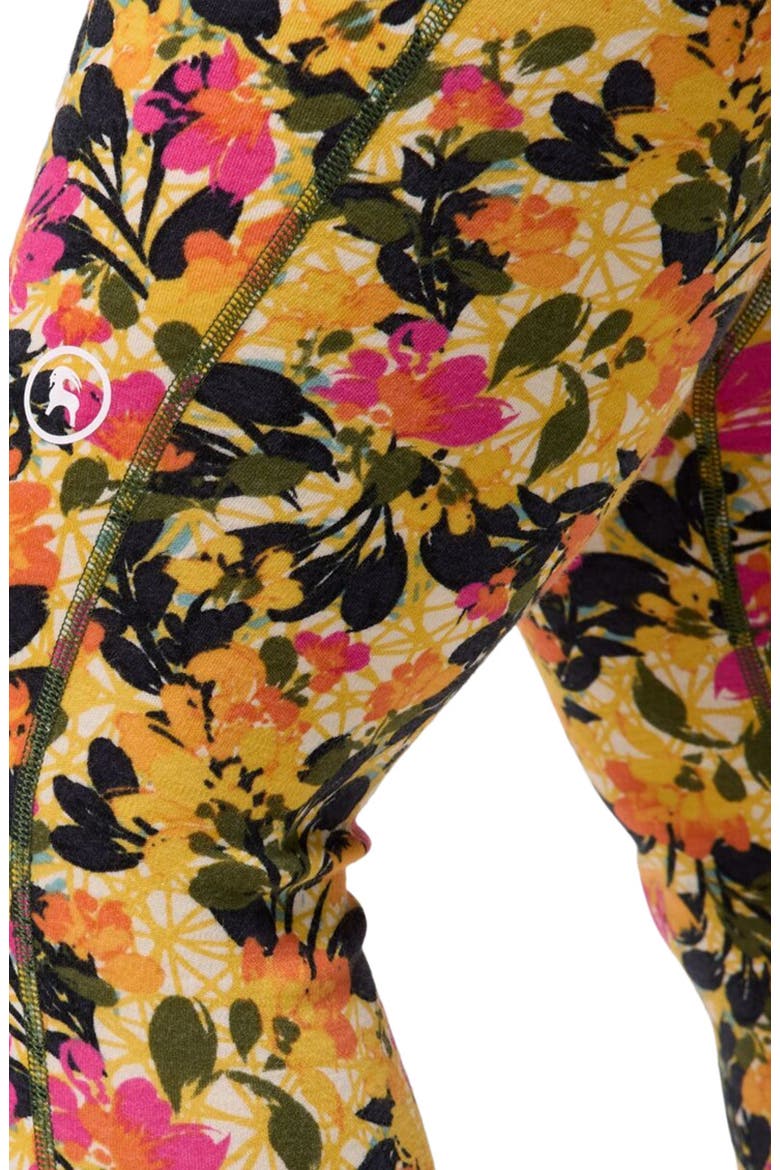 Cedars Rws Merino Mid-Wt Baselayer Bottom - Women's, Alternate, color, Wild Floral Print