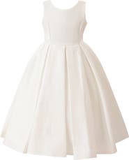 Tulleen Satin Bow-Back Dress