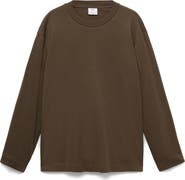 MANGO Regular Fit Long Sleeve T-Shirt