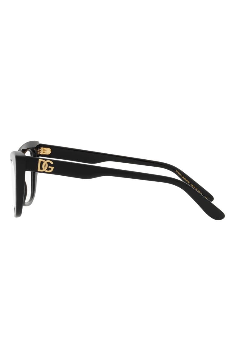 Dolce&Gabbana 54mm Cat Eye Optical Glasses, Alternate, color, 