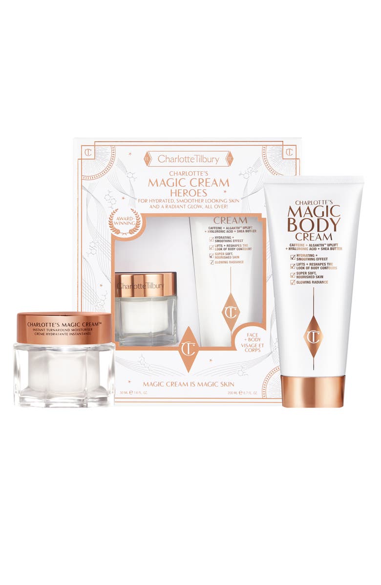 Charlotte Tilbury Magic Cream Heroes Skin Care Set (Limited Edition) (Nordstrom Exclusive) $165 Value, Main, color,