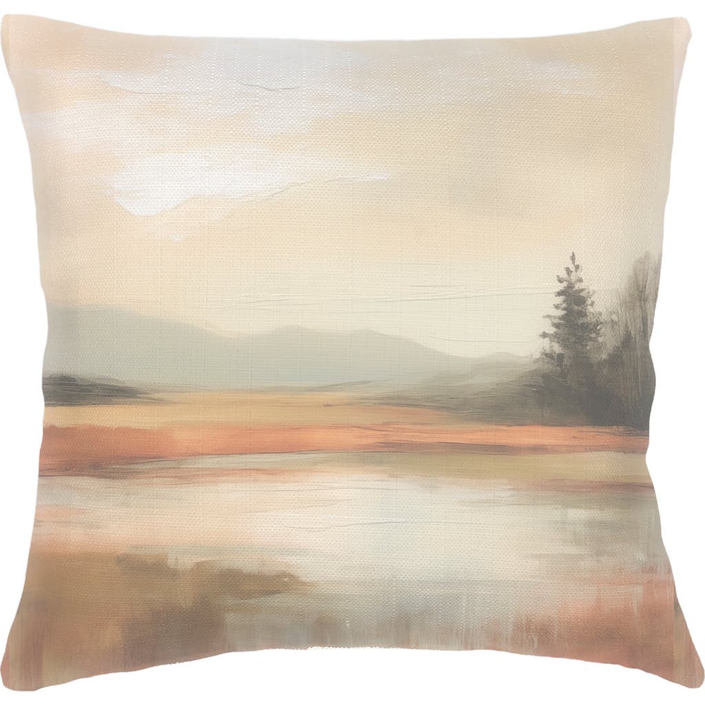 ANAYA ANAYA LINEN PILLOW WITH DOWN ALTERNATIVE INSERT