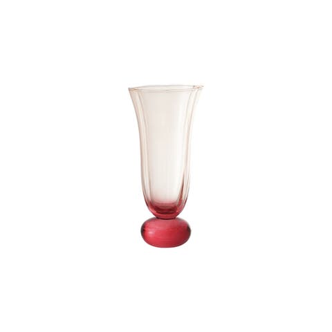 Glass Goblet with Ball Stem