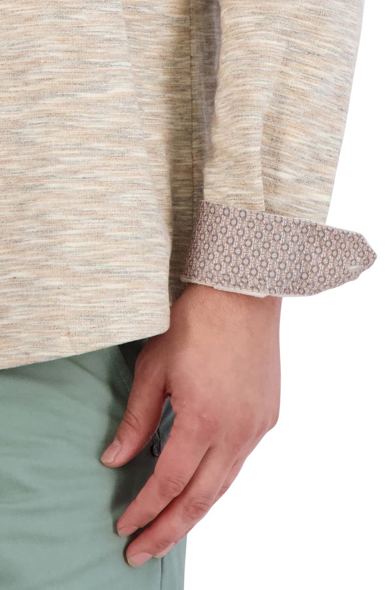 Robert Graham Strorrs Space Dye Knit Button-Up Shirt, Alternate, color, 