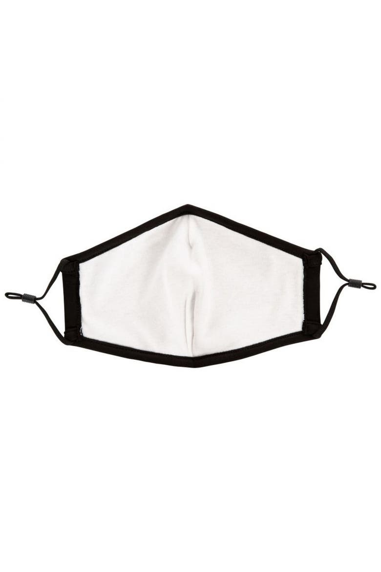 Cotton Face Mask, Alternate, color, Black