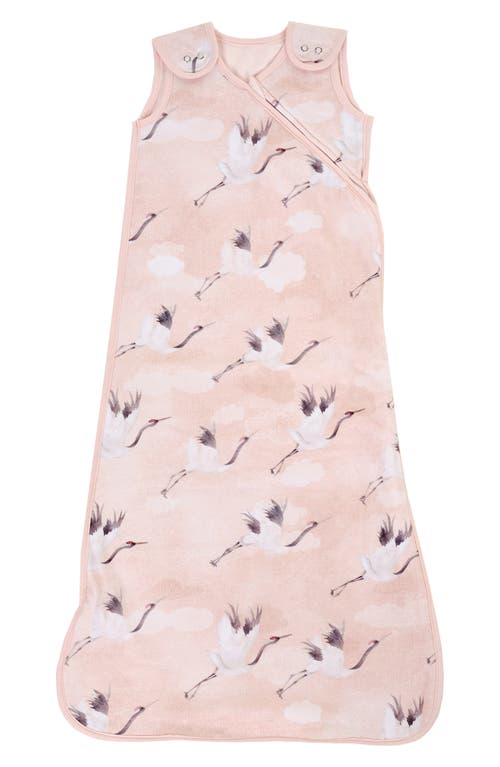 Oilo Cotton Jersey Wearable Blanket in Pink 