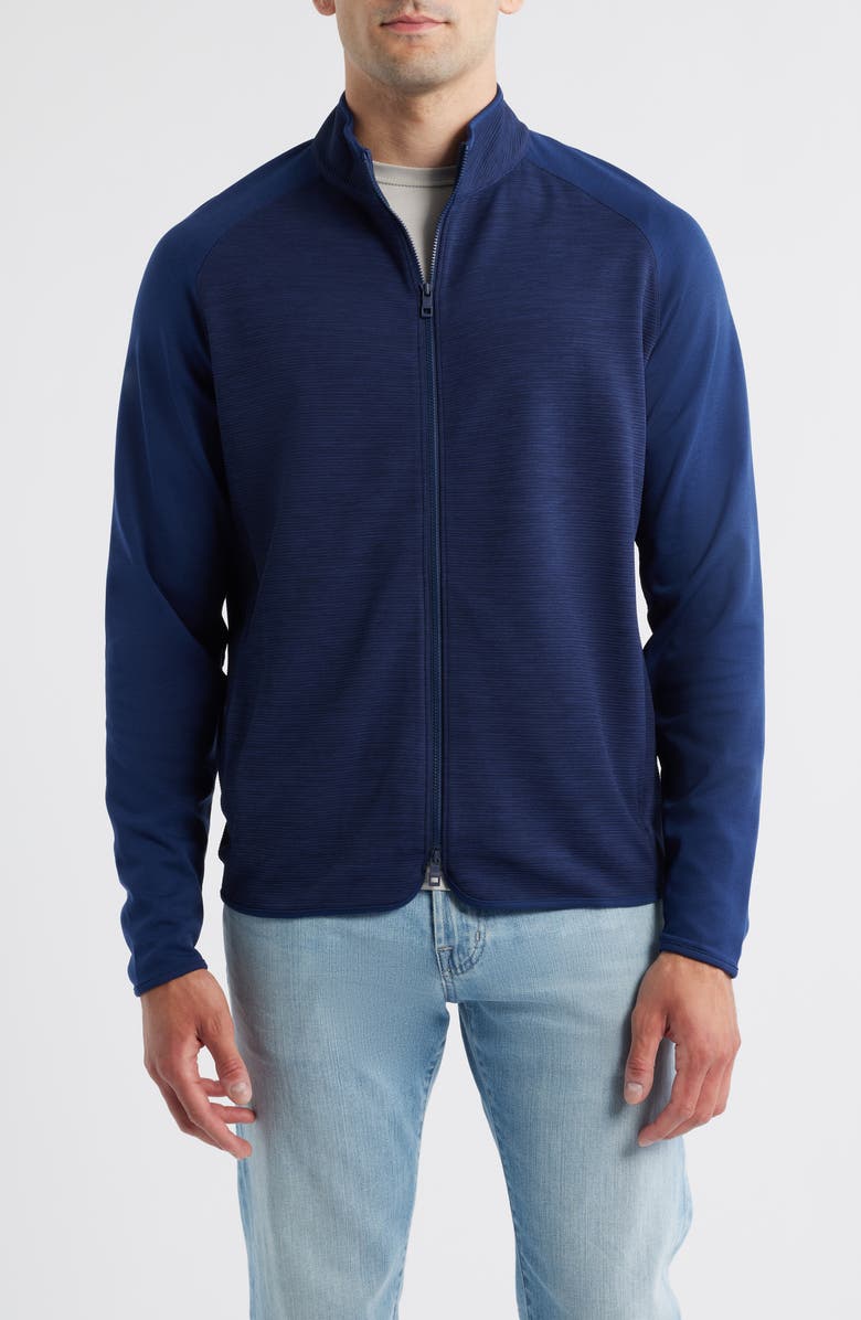 Peter Millar Vista Hybrid Performance Zip Jacket, Alternate, color, Navy
