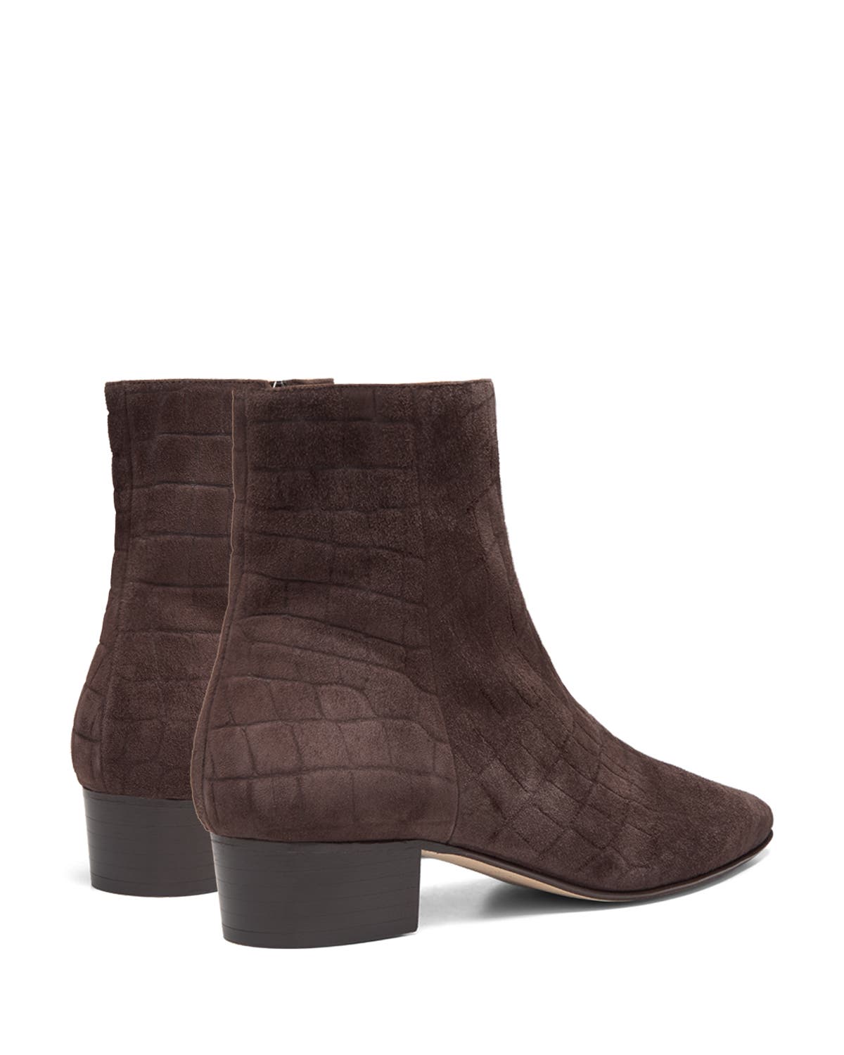 Brera Croco 30 Bootie, Alternate, color, Ebano