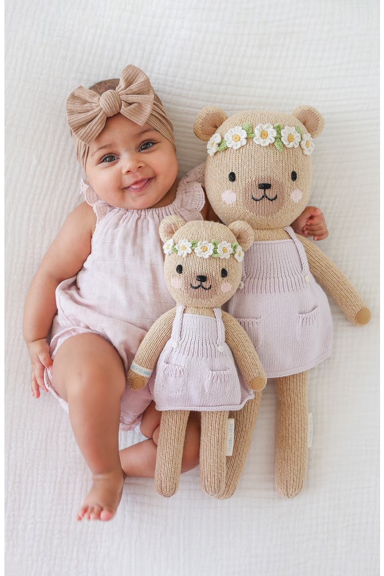 Olivia the Honey Bear Stuffed Animal, Alternate, color, VIOLET