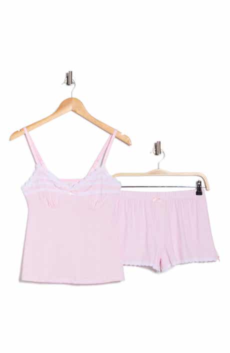 Laura Ashley Gingham Lace Trim Pajamas