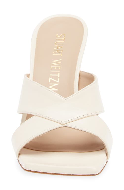 Stuart Weitzman Women's Carmen 75 Slip On High Heel Sandals In Seashell