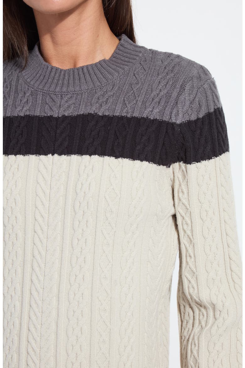 Gabriel Cozy Cable Sweater, Alternate, color, APRES SKI TEXTURE