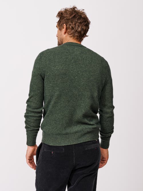 Aubin Phillips Lambswool Crew Neck Sweater In Brown