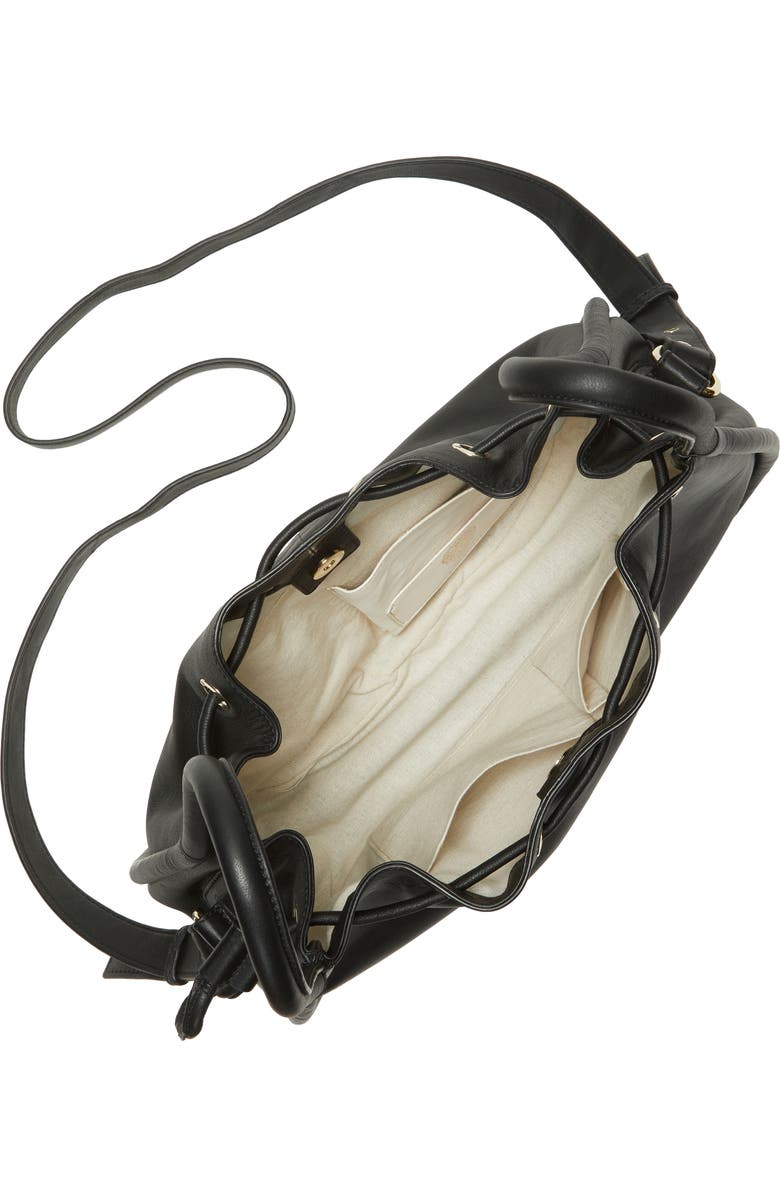 Vince Camuto Faslo Leather Bucket Satchel, Alternate, color,