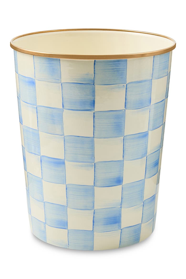 Sky Check Waste Bin, Main, color, SKY CHECK