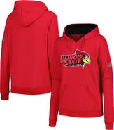 STADIUM ATHLETIC Women's Stadium Athletic Red Illinois State Redbirds Big Logo Pullover Hoodie