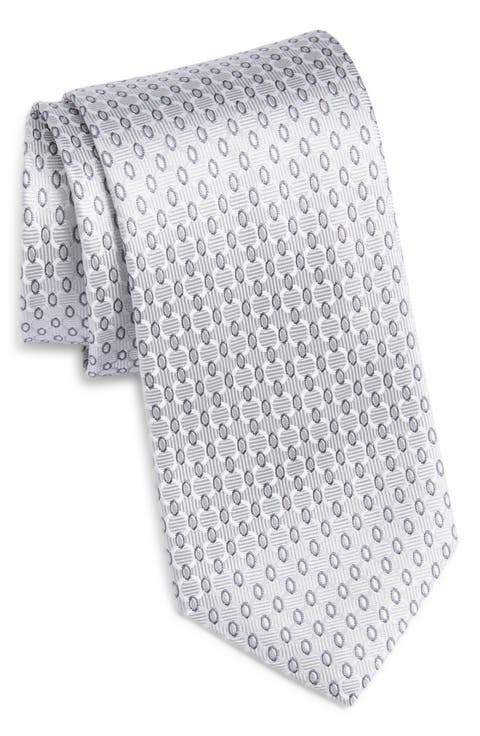 Geometric Silk Tie