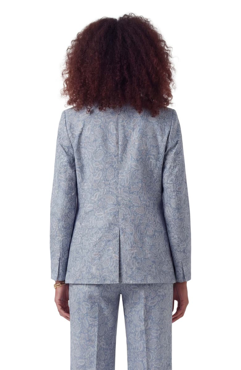 Lords of Harlech Paisley Pile Womens Tailored Blazer, Alternate, color, Paisley Pile Natural