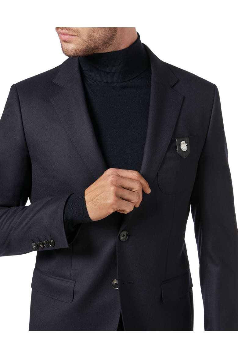 Blazer Shawl Lapel Men, Alternate, color, darkblue