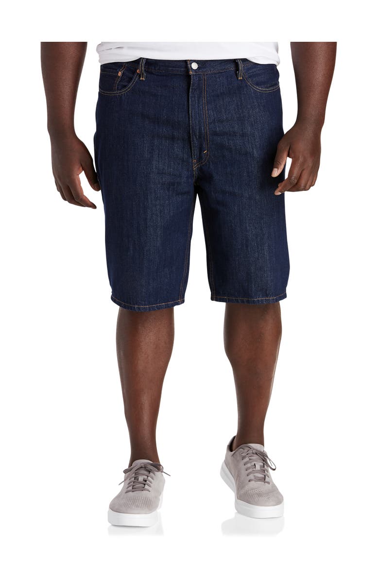 Levi's Big & Tall 469 Loose-Fit Denim Shorts, Main, color, Lazy Blue