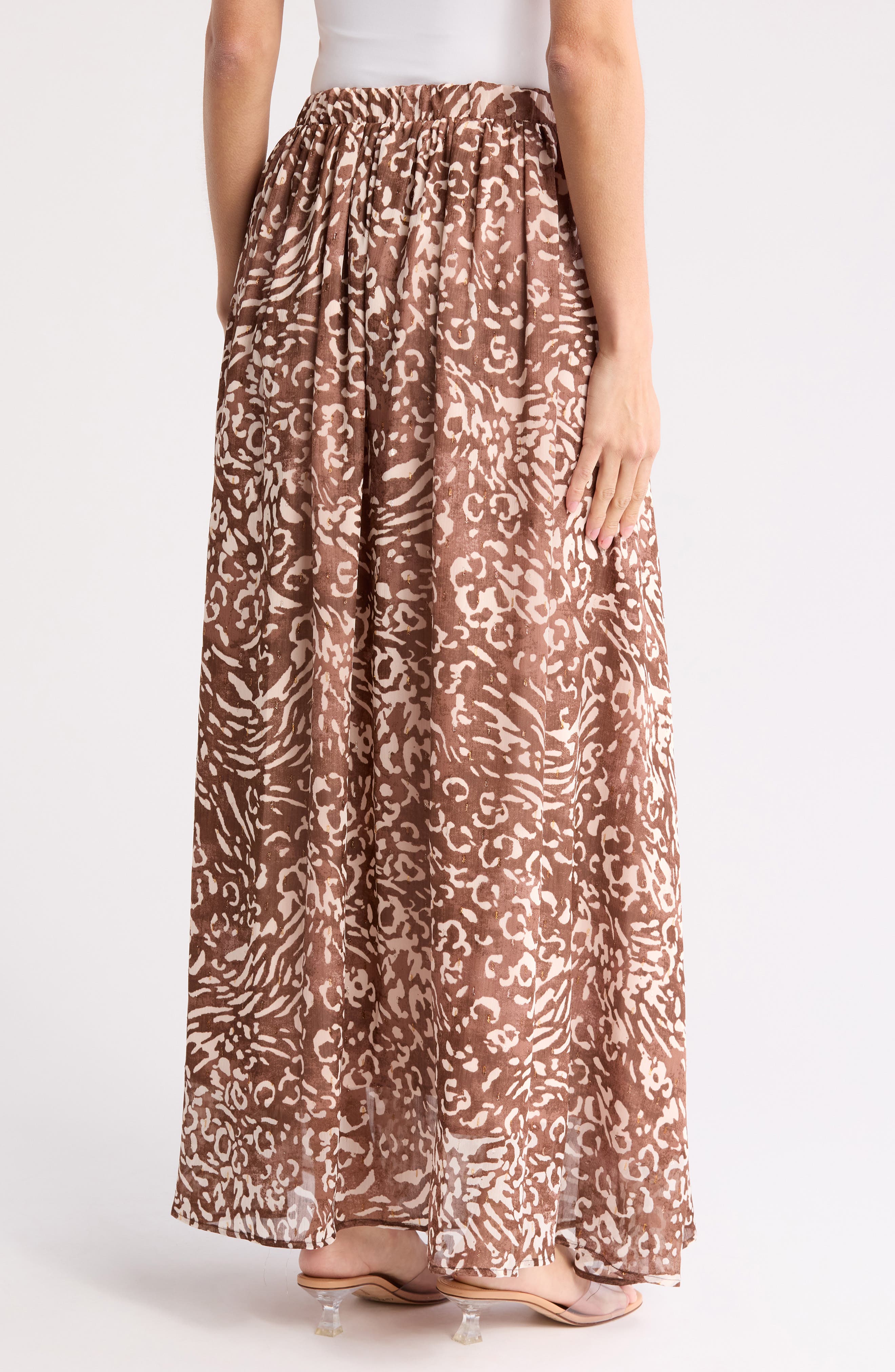 Animal Print Maxi Skirt - image 4