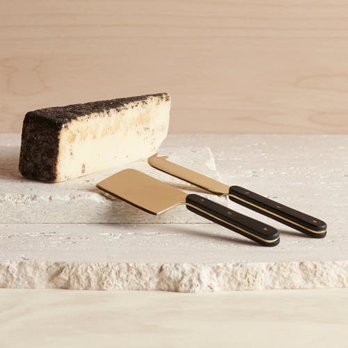 The Collective Home Cheese Tools Set Of 2 In Gold
