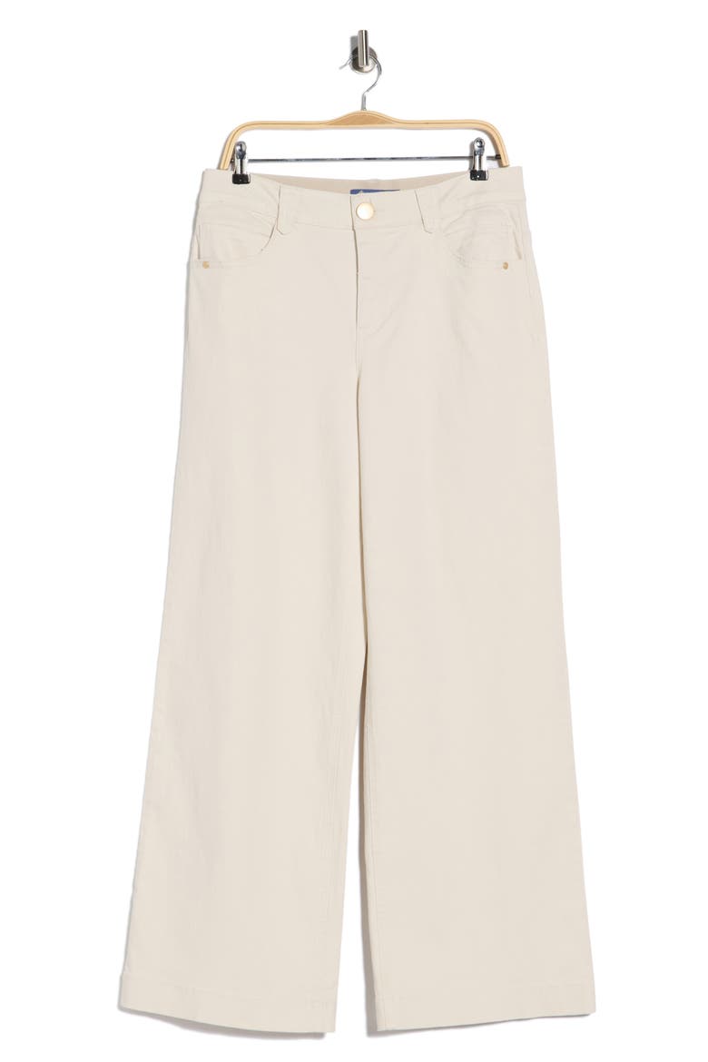 'Ab'solution High Waist Wide Leg Jeans, Alternate, color, BLANCHED ALMOND