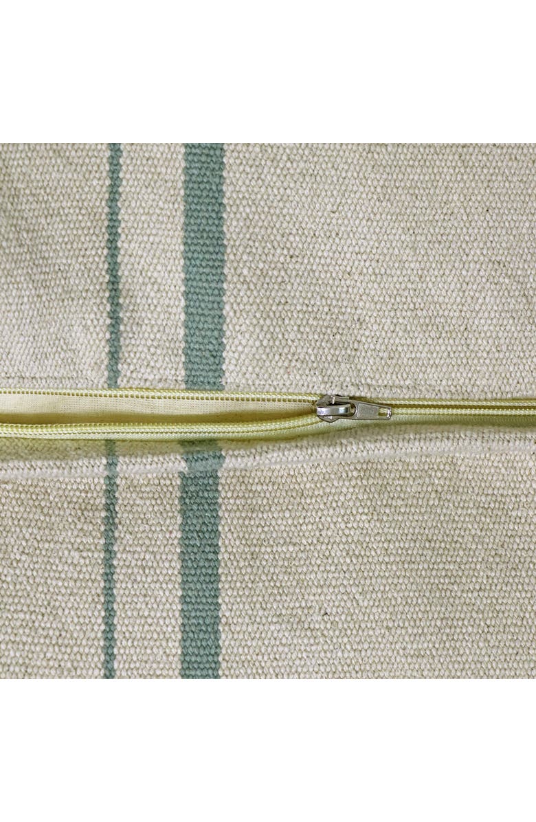 Lorena Canals Pouf Cleo, Alternate, color, Natural, Vintage Blue Stripe