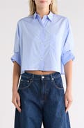 TWP Next Ex Crop Button-Up Shirt