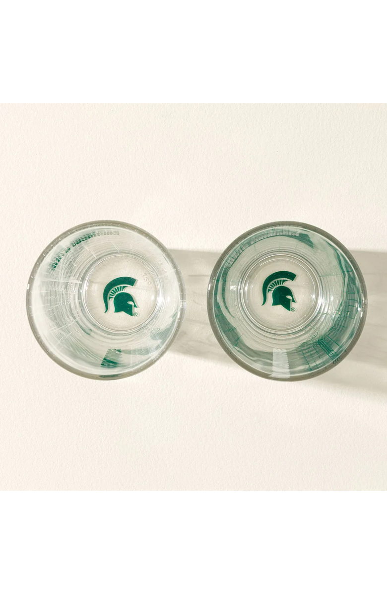 Uncommon Goods Your College Town Pint Glass - Set of 2, Alternate, color, Michigan State University