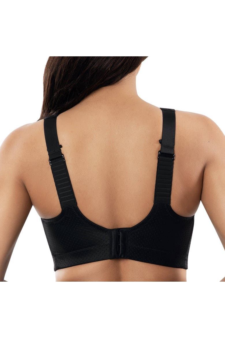 Active Full Bust Unlined Sports Bra, Alternate, color, Black