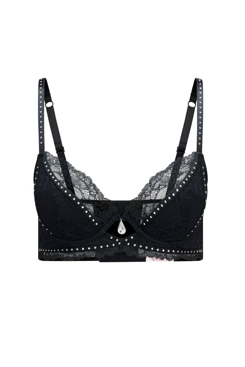 Lyra Contour Demi Bra, Alternate, color, Black