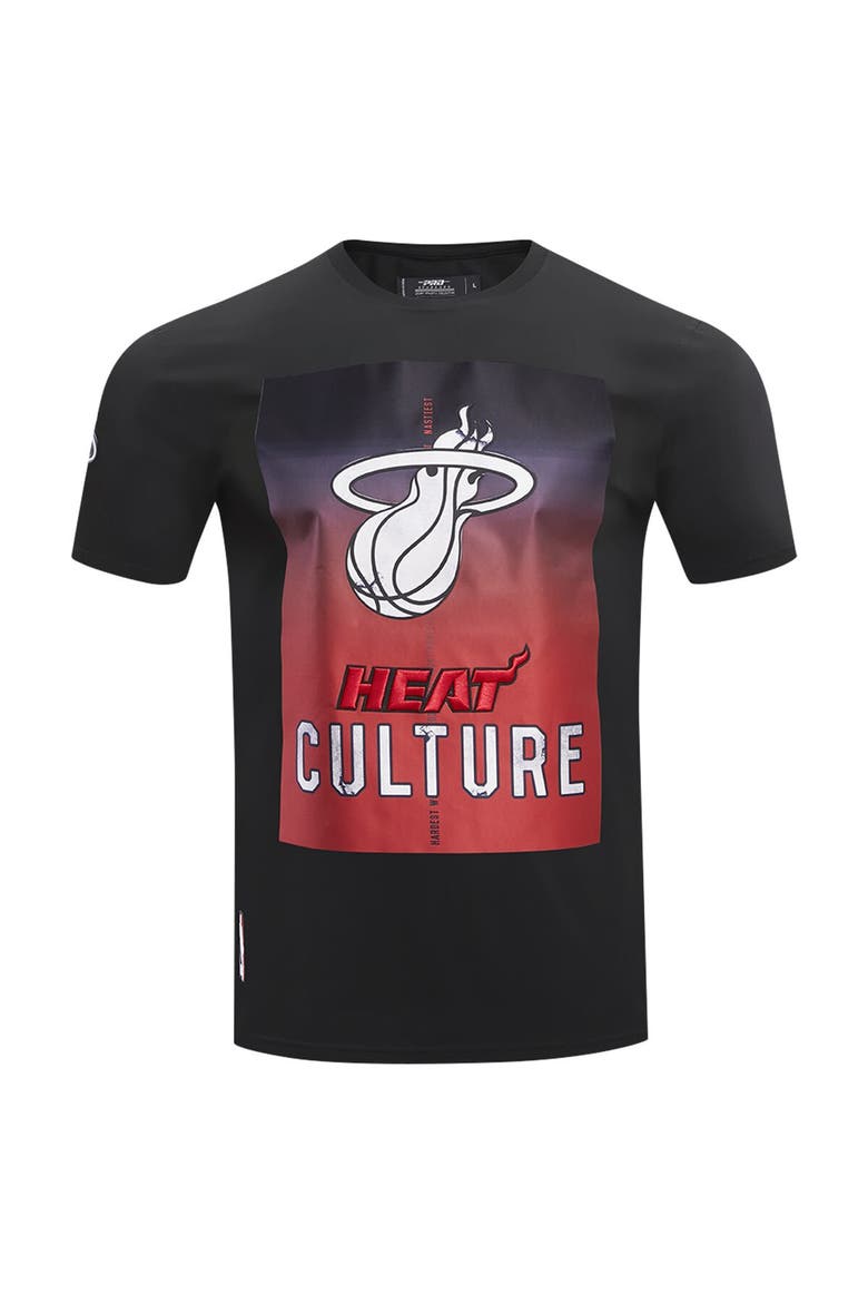 Men's Pro Standard Black Miami Heat 2023 City Edition T-Shirt, Alternate, color, Black