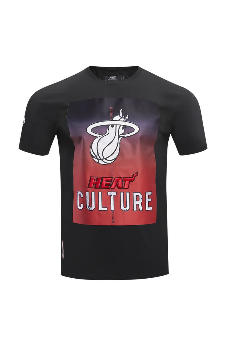 PRO STANDARD Men's Pro Standard Black Miami Heat 2023 City Edition T-Shirt, Alternate, color, Black