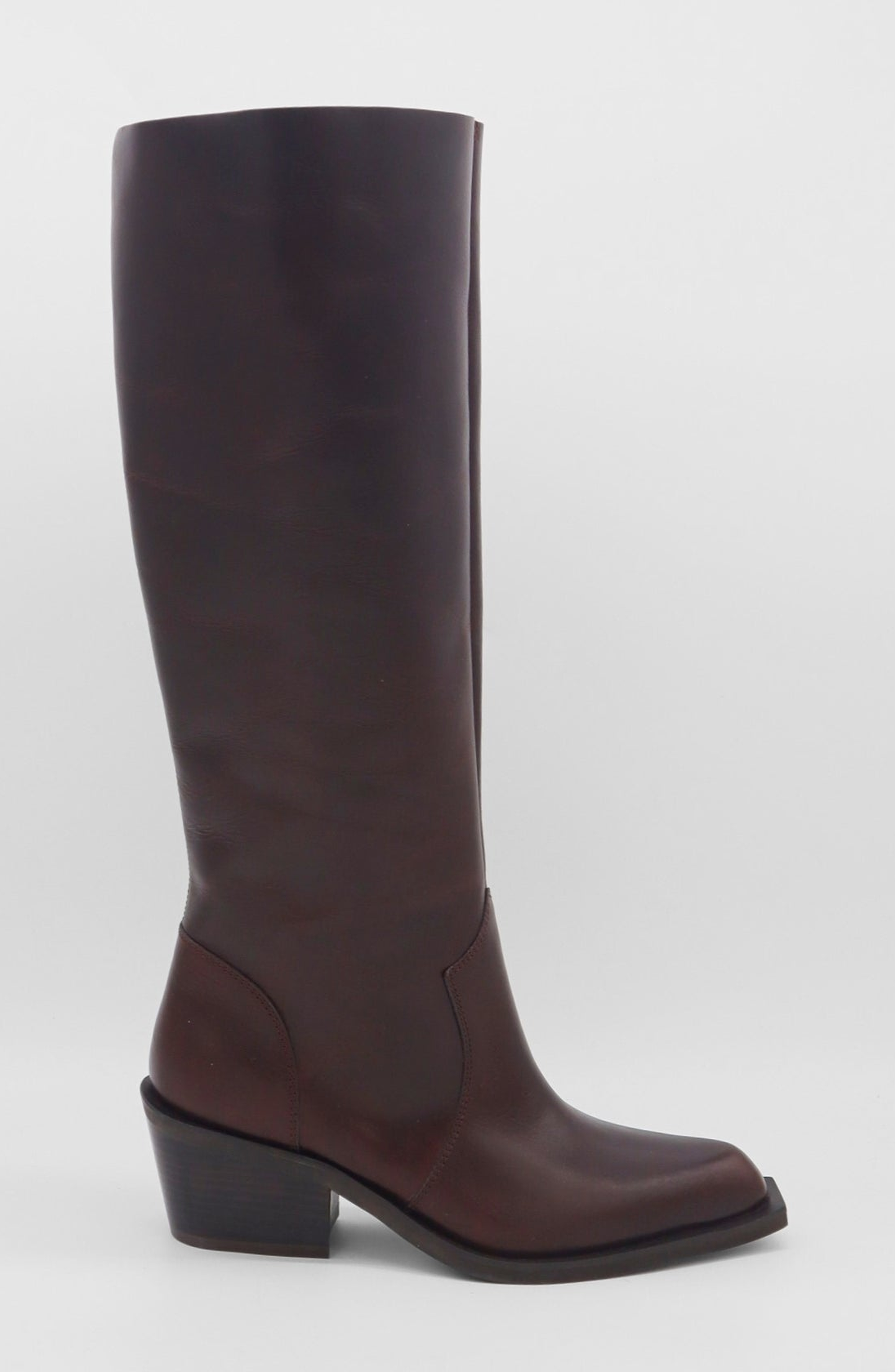 STIVALI NEW YORK Runaway Knee High Leather Boots, Alternate, color, Mahogany