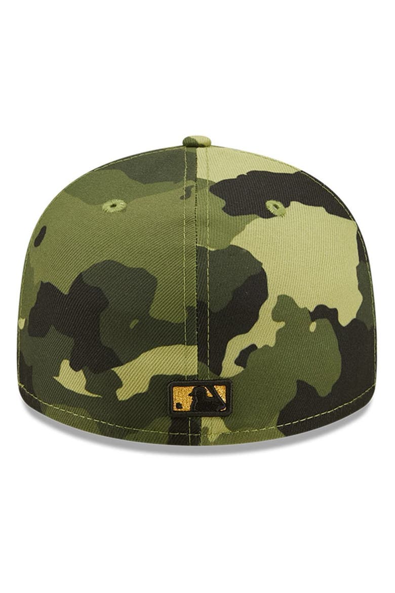 Men's New Era Camo Cleveland Guardians 2022 Armed Forces Day On-Field Low Profile 59FIFTY, Alternate, color, Camo