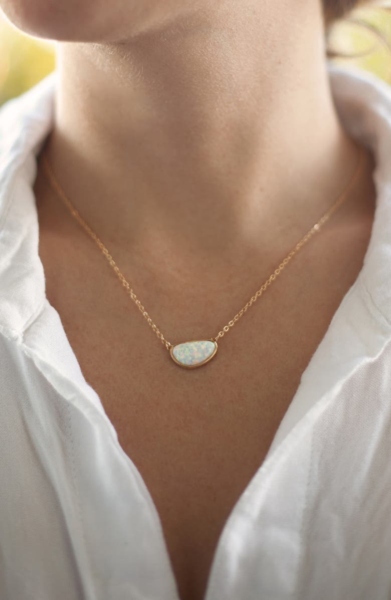 Ettika Opal Pendant Necklace, Alternate, color,
