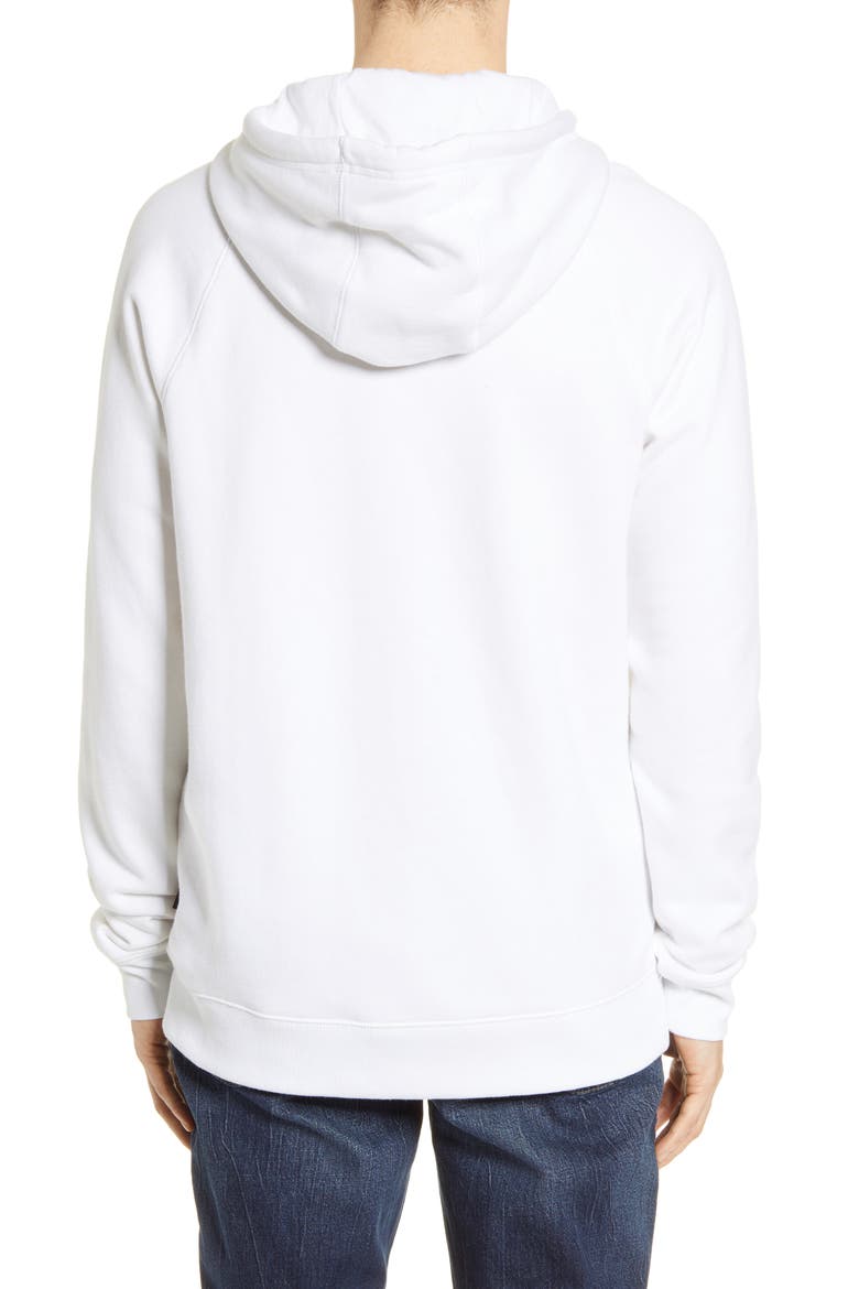 Versa Water Repellent Logo Graphic Hoodie, Alternate, color, WHITE
