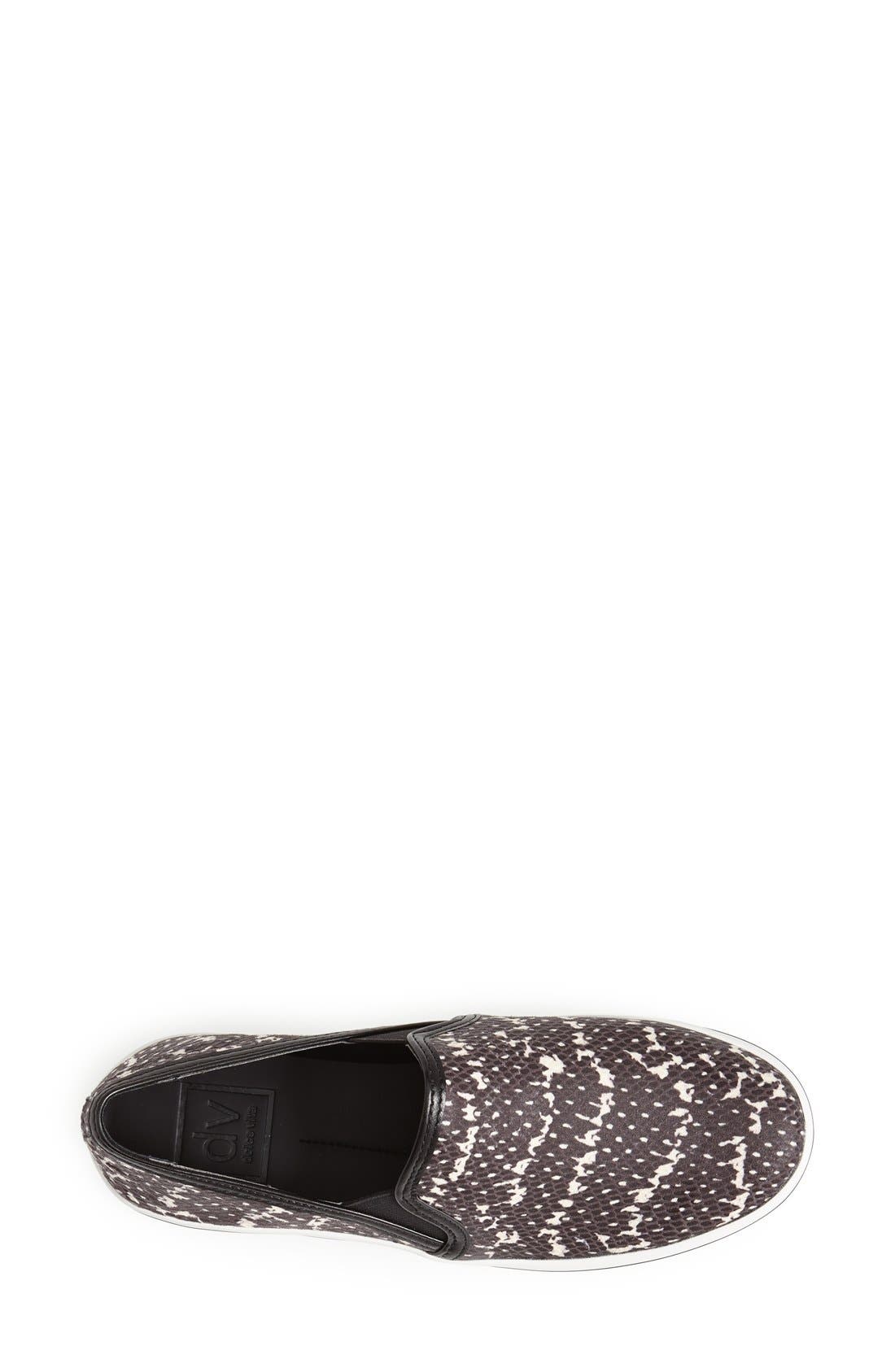 DV by Dolce Vita 'Jinsy' Slip-On Sneaker, Alternate, color, BLACK/ WHITE